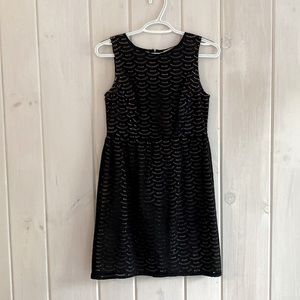Loft Black Eyelet Dress - 0P